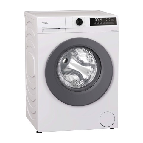 Candy ProWash 300, Lavatrice Carica Frontale 9 KG, 20% più efficente della classe A, 1400 giri, Bianco, Inverter, Fresh Vapor, 8 Cicli Rapidi, GD 49G8-S