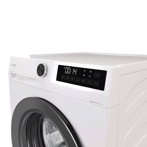 Candy ProWash 300, Lavatrice Carica Frontale 9 KG, 20% più efficente della classe A, 1400 giri, Bianco, Inverter, Fresh Vapor, 8 Cicli Rapidi, GD 49G8-S