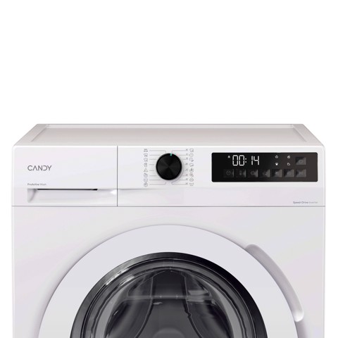 Candy ProWash 300, Lavatrice Compatta 6 KG, 10% più efficente della classe A, 1000 giri, Bianco, Inverter, Fresh Vapor, 8 Cicli Rapidi, GD 06SS6-S