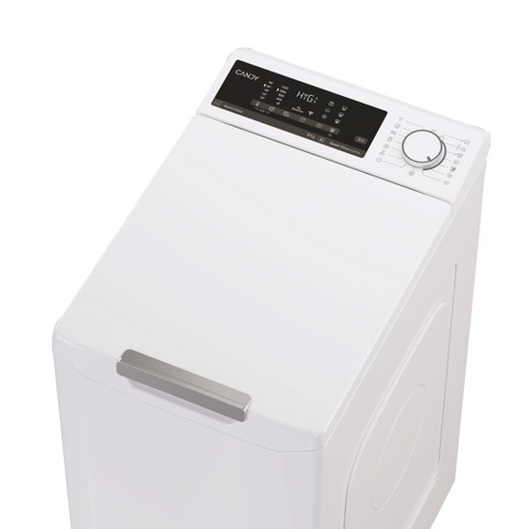 Candy ProWash 500, Lavatrice Carica dall'alto 8 KG, Classe A, 1200 giri, Bianco, Inverter, Wi-Fi, Smart Wash, TCA284TM5-S