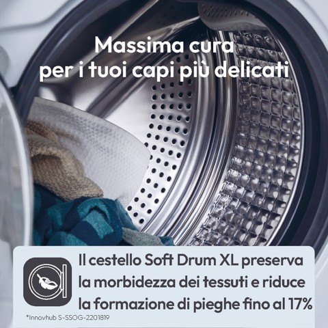 Candy ProWash 700, Lavatrice Slim 9 KG, 20% più efficente della classe A, 1400 giri, Bianco, Inverter, Vapore, Wi-Fi, BS 49SB8-S