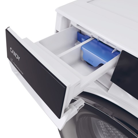 Candy ProWash 700, Lavatrice Slim 9 KG, 20% più efficente della classe A, 1400 giri, Bianco, Inverter, Vapore, Wi-Fi, BS 49SB8-S