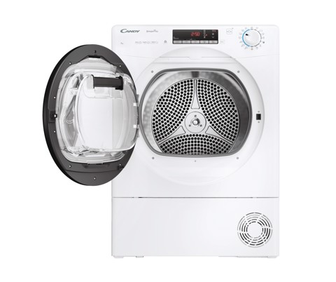 Candy Smart Pro , Asciugatrice Slim 7 KG, Classe E, Bianco, Vapore, Wi-Fi, CRO4 H7A2TBE-S