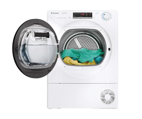 Candy Smart Pro , Asciugatrice Slim 7 KG, Classe E, Bianco, Vapore, Wi-Fi, CRO4 H7A2TBE-S