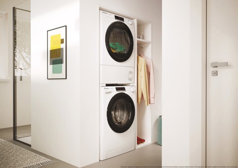 Candy Smart Pro CRO4 H7A2TBE-S asciugatrice Libera installazione Caricamento frontale 7 kg Bianco