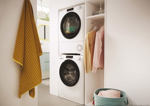 Candy Smart Pro CRO4 H7A2TBE-S asciugatrice Libera installazione Caricamento frontale 7 kg Bianco