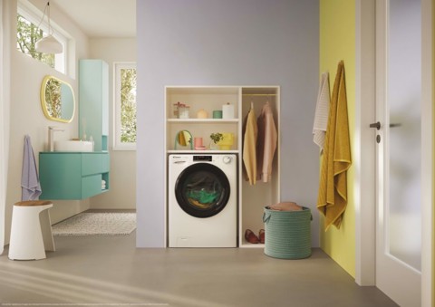 Candy Smart Pro Inverter CSO 496TWMB6/1-S lavatrice Caricamento frontale 9 kg 1400 Giri/min A Nero