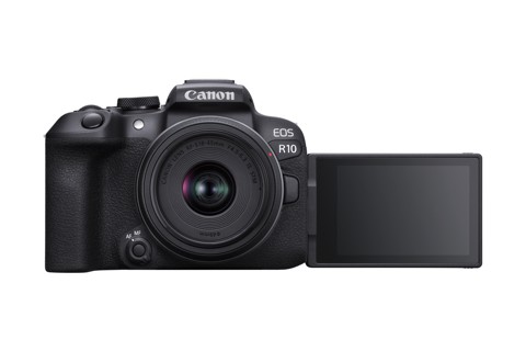 Canon EOS R10 + RF-S 18-45mm F4.5-6.3 IS STM + adattatore EF- R