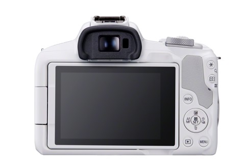 Canon EOS R50, White + RF-S 18-45mm F4.5-6.3 IS STM Kit MILC 24,2 MP CMOS 6000 x 4000 Pixel Bianco