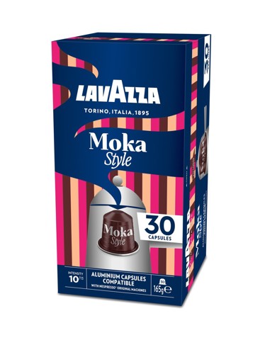 Capsule Lavazza compatibili per macchine Nespresso Original moka style 30 pz