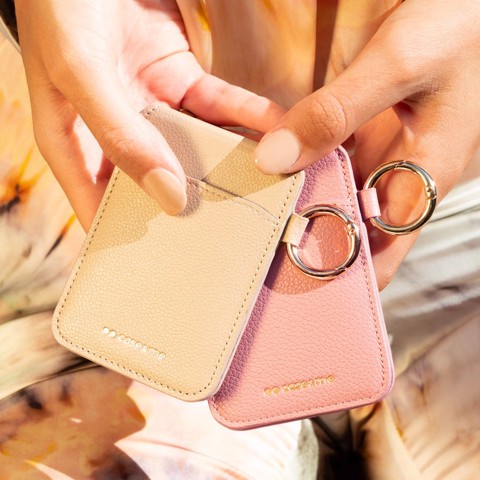 Case & Me CMCARDMIRMST portafoglio, portacarte e portadocumenti da viaggio Custodia per scheda Grigio talpa