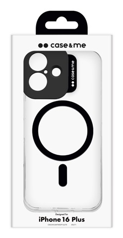 Case & Me CMCOVCASIP1667K Cover iphone 16 plus nero