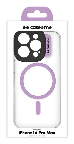 Case & Me CMCOVCASIP1667PP custodia per cellulare 17,4 cm (6.86") Cover Verde, Trasparente