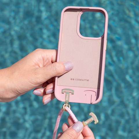 Case & Me CMCOVCROSBLIP1561PLP custodia per cellulare 15,5 cm (6.1") Cover Rosa