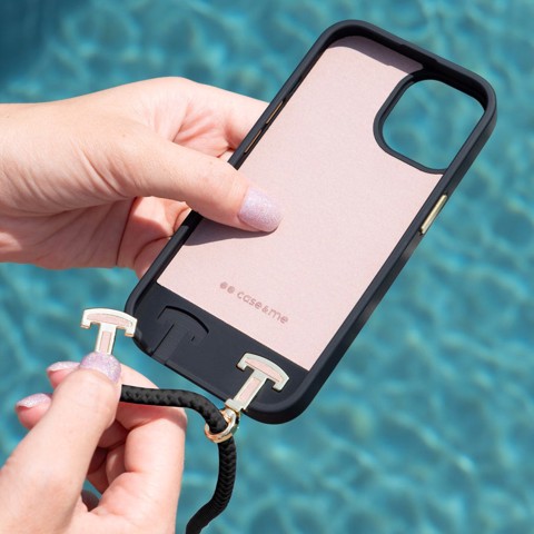 Case & Me CMCOVCROSBLIP1567PK custodia per cellulare 17 cm (6.7") Cover Nero