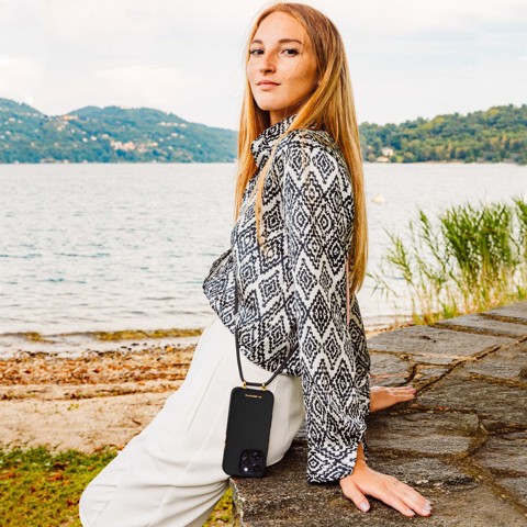 Case & Me CMCOVCROSBLIP1567PK custodia per cellulare 17 cm (6.7") Cover Nero