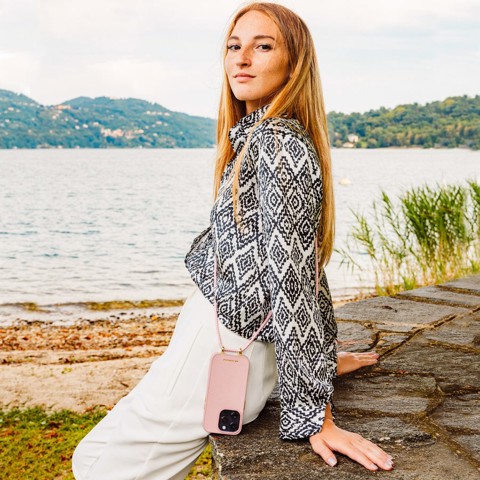 Case & Me CMCOVCROSBLIP1567PLP custodia per cellulare 17 cm (6.7") Cover Rosa