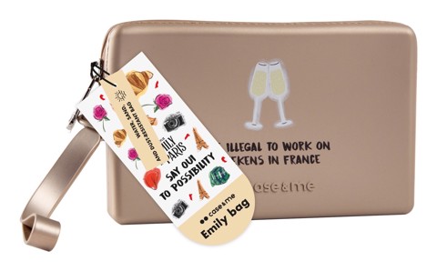 Case & Me CMEMIPBAGCUSTS2 custodia per cellulare Fascia da braccio Oro