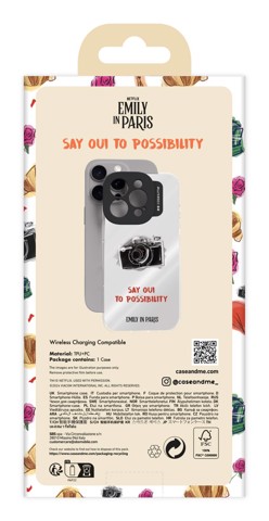 Case & Me CMEMIPCOP1667P1 Cover Nero, Trasparente