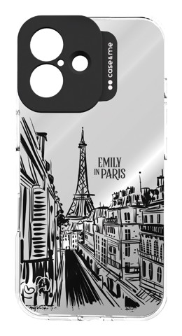 Case & Me CMEMIPCOVIP16612 Cover Nero, Bianco iphone 16pro