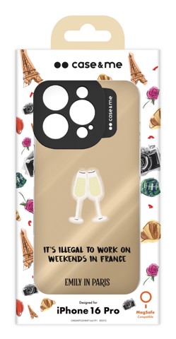 Case & Me CMEMIPCVIP1661P1 Cover Beige iphone 16pro