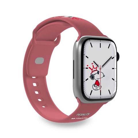 Case & Me CMPNUTSAWATCHB40S3 accessorio indossabile intelligente Cinghia Rosa, Rosso, Bianco Silicone