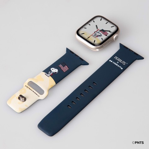 Case & Me CMPNUTSAWATCHB44S3 accessorio indossabile intelligente Cinghia Beige, Blu, Bianco, Giallo Silicone