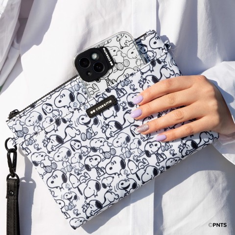 Case & Me CMPNUTSCOVIP15611 custodia per cellulare 15,5 cm (6.1") Cover Nero, Bianco