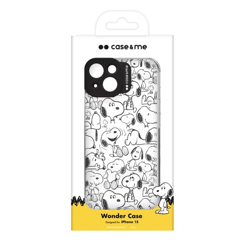 Case & Me CMPNUTSCOVIP15611 custodia per cellulare 15,5 cm (6.1") Cover Nero, Bianco