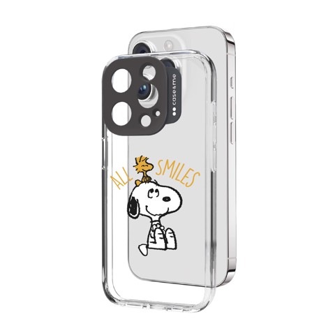 Case & Me CMPNUTSCOVIP1561P1 custodia per cellulare 15,5 cm (6.1") Cover Nero, Trasparente, Bianco, Giallo