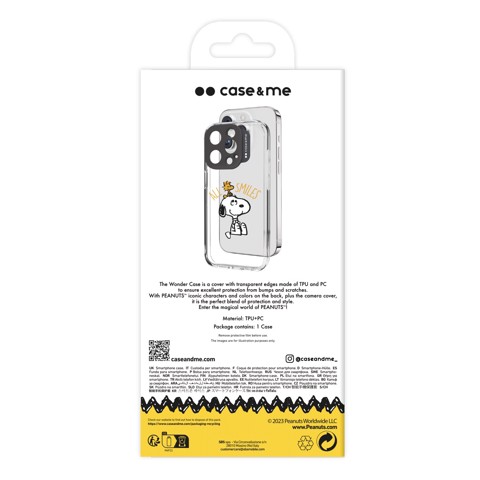 Case & Me CMPNUTSCOVIP1561P1 custodia per cellulare 15,5 cm (6.1") Cover Nero, Trasparente, Bianco, Giallo