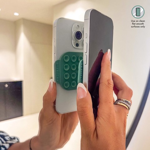 Case & Me CMSILSUCTION2 supporto per personal communication Supporto passivo Telefono cellulare/smartphone Verde