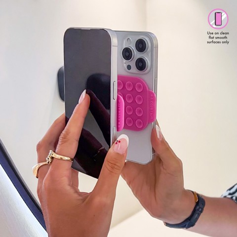 Case & Me CMSILSUCTION3 supporto per personal communication Supporto passivo Telefono cellulare/smartphone Rosa