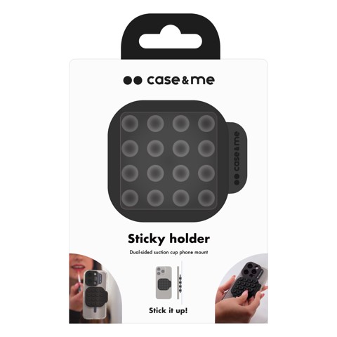 Case & Me CMSILSUCTION4 supporto per personal communication Supporto passivo Telefono cellulare/smartphone Nero