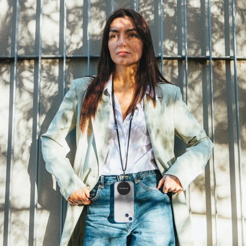 Case & Me Simply Lace - Laccio universale per smartphone con placchetta