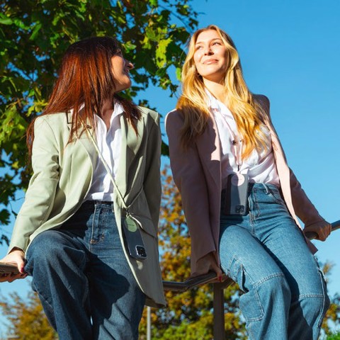 Case & Me Simply Lace - Laccio universale per smartphone con placchetta