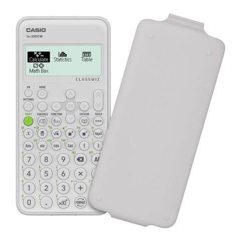 Casio fx-350CW calcolatrice Tasca Calcolatrice scientifica Bianco