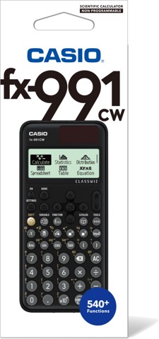 Casio FX-991CW calcolatrice Tasca Calcolatrice scientifica Nero