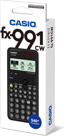 Casio FX-991CW calcolatrice Tasca Calcolatrice scientifica Nero
