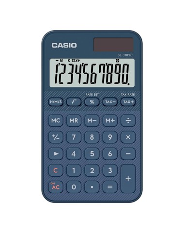 Casio SL-310YC calcolatrice Tasca Calcolatrice di base Blu marino