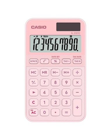 Casio SL-310YC calcolatrice Tasca Calcolatrice di base Rosa chiaro