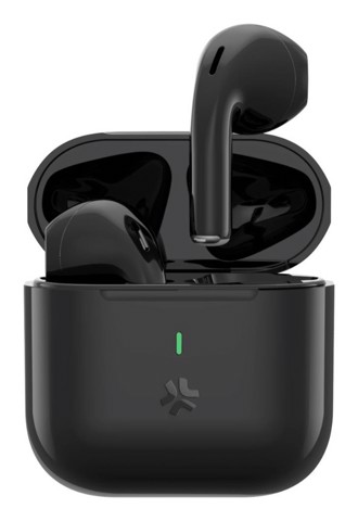 Celly COMPACTBK cuffia e auricolare Wireless In-ear Musica e Chiamate USB tipo-C Nero