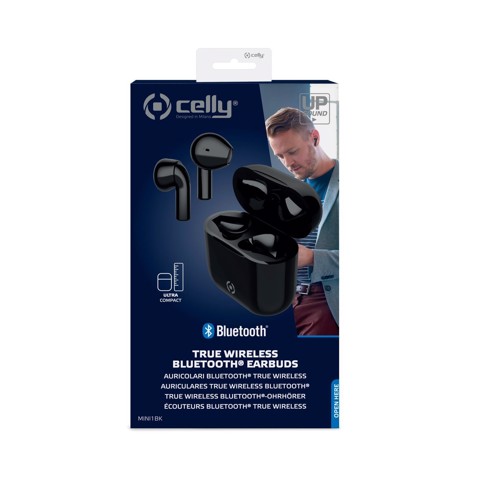 Celly Mini1 Auricolare Wireless In-ear Musica e Chiamate USB tipo-C Bluetooth Nero