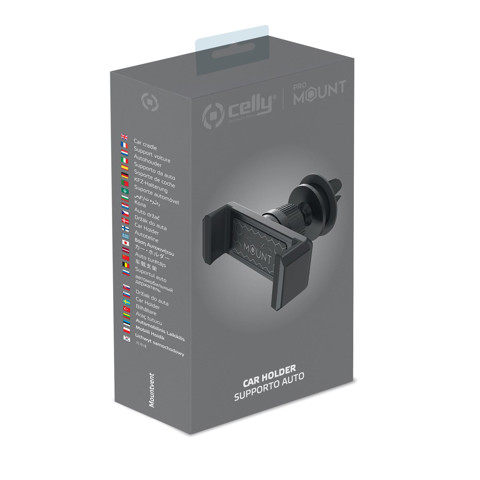 Celly MOUNTVENTBK supporto per personal communication Supporto passivo Telefono cellulare/smartphone Nero