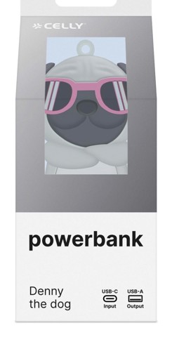 Celly PBDOG batteria portatile Polimeri di litio (LiPo) 2600 mAh Grigio