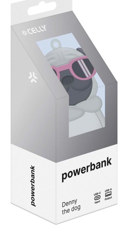 Celly PBDOG batteria portatile Polimeri di litio (LiPo) 2600 mAh Grigio