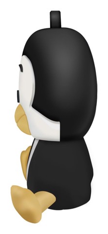 Celly PBPENGUIN batteria portatile Polimeri di litio (LiPo) 2600 mAh Nero, Bianco, Giallo