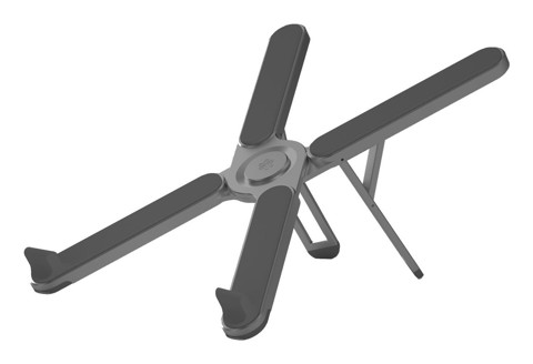 Celly SWMAGICSTANDX supporto per laptop Supporto per laptop e tablet Grigio scuro 40,6 cm (16")