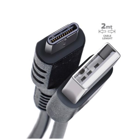 Celly USB-C2M cavo USB 2 m USB A USB C Nero