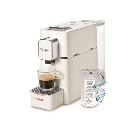 Coffea S15W, macchina da caffè a cialde E.S.E. da 44 m con espulsione automatica delle cialde nell'apposito cassetto.